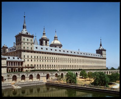 修道院とロイヤルシートの眺め 作： Spanish School