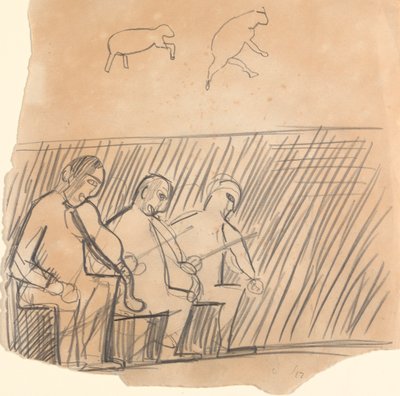 Caverna do Bezerro de Ouro: Estudo de Músicos e Animais 作： Spencer Frederick Gore