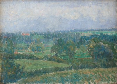 田舎の風景、1909-10年頃（キャンバスに油彩） 作： Spencer Frederick Gore