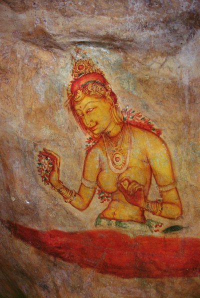 岩の要塞からのクラウドダムセル（詳細） 作： Sri Lankan School