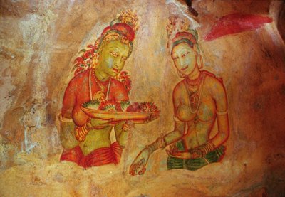 岩の要塞からのクラウドダムセル（詳細） 作： Sri Lankan School