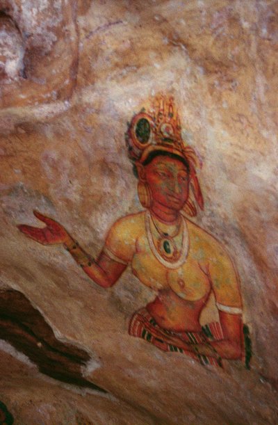 岩の要塞からのクラウドダムセル（詳細） 作： Sri Lankan School