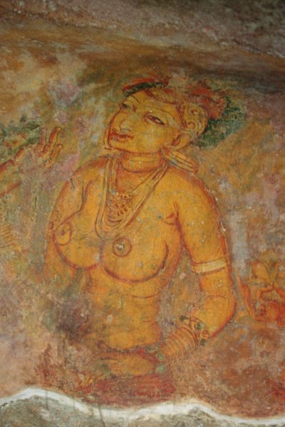 岩の要塞からのクラウドダムセル（詳細） 作： Sri Lankan School