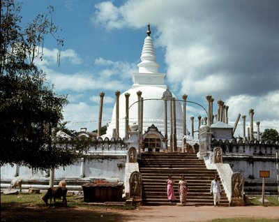 トゥパラマヤ・ダゴバの眺め 作： Sri Lankan School