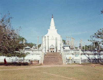 Thuparama Dagoba、Ruwanweli Seyaのビュー 作： Sri Lankan School