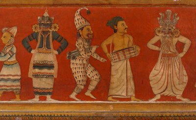 デヒワラ、サブダーラマ寺院のイメージハウスの壁画（壁画） 作： Sri Lankan School