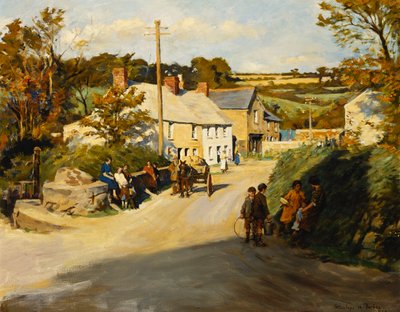 コーニッシュの村 作： Stanhope Alexander Forbes