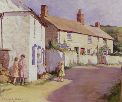 村の風景、ニューリン 作： Stanhope Alexander Forbes