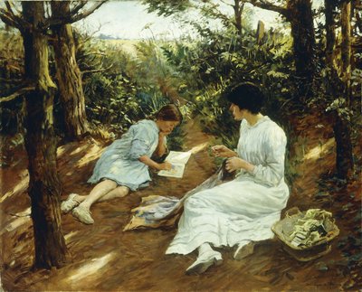 松の間で 作： Stanhope Alexander Forbes