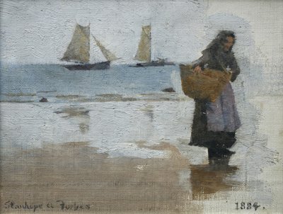 海辺の漁師さん 作： Stanhope Alexander Forbes