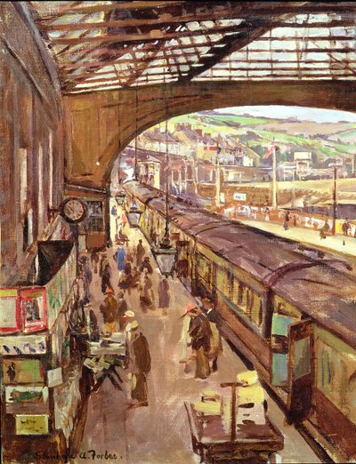ペンザンス鉄道駅 作： Stanhope Alexander Forbes