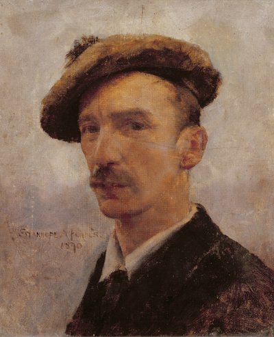 自画像 作： Stanhope Alexander Forbes