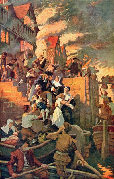 1666年のロンドン大火（Hutchinson