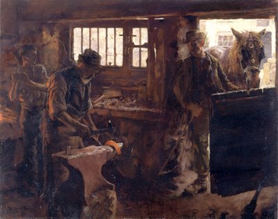 小さな鍛冶屋 作： Stanhope Alexander Forbes