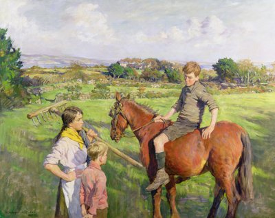 The New Mount（油彩・キャンバス 作： Stanhope Alexander Forbes
