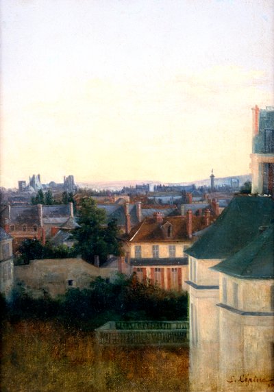 橋のある風景、c1870 作： Stanislas Lepine