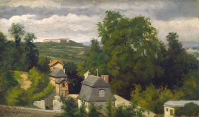 カーン郊外の眺め、18721875。 作： Stanislas Lepine