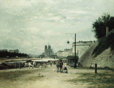 ポンサリーのケドルーヴィエ、1875年頃 作： Stanislas Victor Edouard Lepine