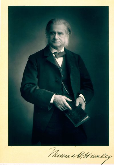 トーマスH.ハクスリー教授（1825-95）、生物学者、肖像写真 作： Stanislaus Walery