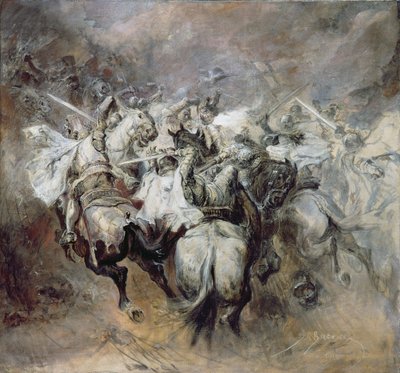 グリューネヴァルトの戦い 作： Stanislaw Kaczor Batowski