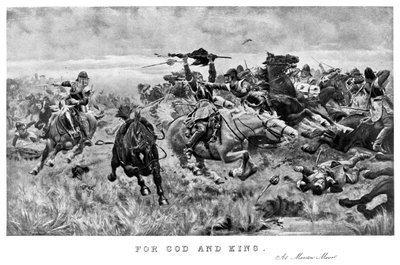 神と王のために、マーストン・ムーア、1644年、1893年。 作： Stanley Berkeley