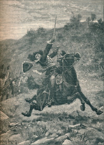 スコットランドのキリークランキーの戦い、1689年1905年の子爵ダンディーの最後の突撃 作： Stanley Berkeley