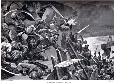 クルセイダーズストミングニカイア、「ハッチンソンの国家の歴史」のイラスト 作： Stanley L. Wood