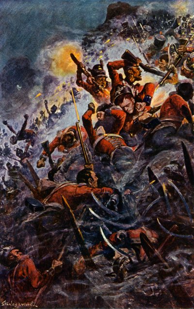 バダホスで高原を襲う 作： Stanley L. Wood