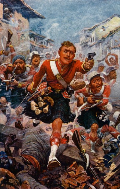 ラクナウの第78ハイランダーズ 作： Stanley L. Wood