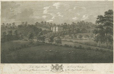 Beaudesert Hall and Park：鋼版画、nd [1762-1802]（印刷） 作： Stebbing Shaw