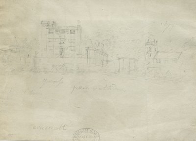 キャバーズウォール城：鉛筆画、nd [c 1800]（描画） 作： Stebbing Shaw