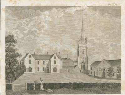 クリフトンキャンプビル教会：彫刻、nd [c 1790] 作： Stebbing Shaw
