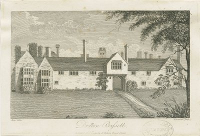 ドレイトン・バセット-&39;ドレイトン・マナー&39;：彫刻、nd [c 1800]（印刷） 作： Stebbing Shaw