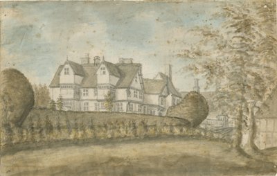 エクルシャル-ビアナホール：水彩画、nd [1795] 作： Stebbing Shaw