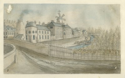 エトルリア-工場：水彩画、nd [1762-1802] 作： Stebbing Shaw
