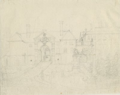 パトシュルハウス：鉛筆画、ND [？1762-1802] 作： Stebbing Shaw