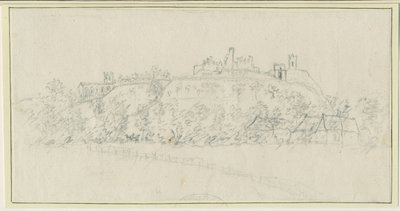 タットベリー城：鉛筆画、nd [1762-1802] 作： Stebbing Shaw