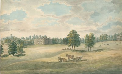 ウェストンアンダーリザード-ホール：水彩画、ND [1762-1802] 作： Stebbing Shaw