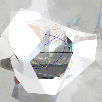抽象的な幾何学的ライトスケープ 作： Stefan Fransson
