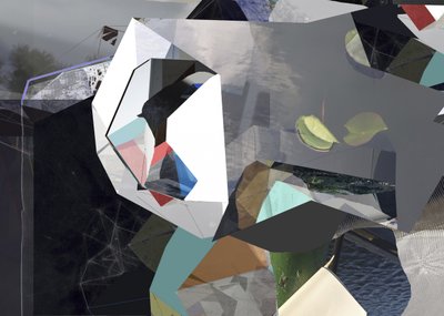 断片化された幾何学的抽象 作： Stefan Fransson