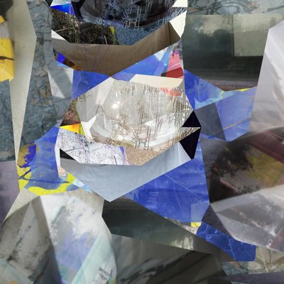 層状の幾何学的抽象表現 作： Stefan Fransson