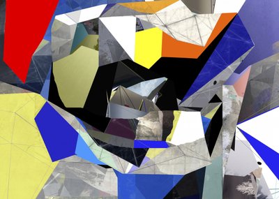 鮮やかな断片的な幾何学模様 作： Stefan Fransson