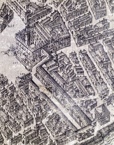 フィレンツェの地図 作： Stefano Buonsignori