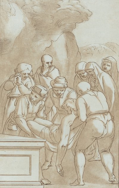 埋葬、約。 1780年。 作： Stefano Mulinari