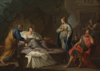 ストラトニケへの憧れ、1740年頃（キャンバスに油彩） 作： Stefano Pozzi