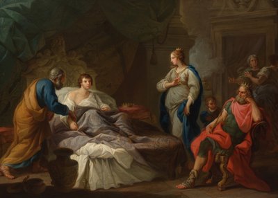 ストラトニケへの憧れのアンティオコス、c。 1740年。 作： Stefano Pozzi