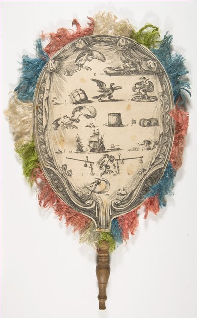 片方の恋にリバスのファン、もう片方にフォーチュン、ca。 1639。 作： Stefano della Bella