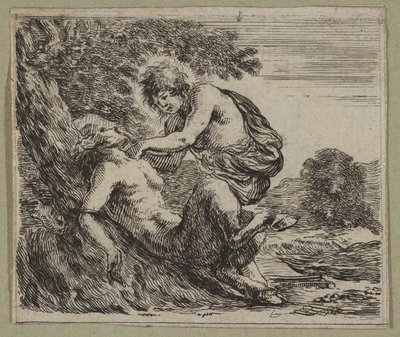 アポロとマルシャス、1644年。 作： Stefano della Bella