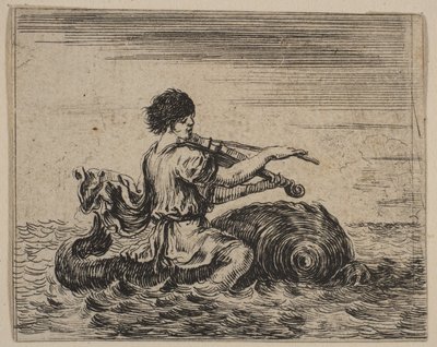 アリオン、ゲームオブミソロジーゲームオブミソロジー、1644年。 作： Stefano della Bella