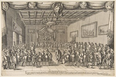 快楽の宴会、1627年。 作： Stefano della Bella